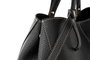 Lucky Bees Bolsa de Hombro 1274 Negro en CUERO DE POLIVINILO Elegante para Mujer